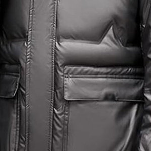 Chaqueta de Plumón Personalizada para Hombre, de Invierno, Impermeable y Transpirable, de la Mejor Calidad, con Relleno de Fibra de Poliéster 100% - Product Image 6