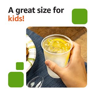 Vasos Desechables Transparentes para Bebidas Frías, Biodegradables, Ecológicos, Libres de BPA, a Prueba de Fugas, de Plástico PET/PLA de 16 oz - Product Image 2