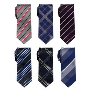 Cravate Hi-Tie Écologique 100% Soie pour Homme, Broderie Florale, Décontractée, Bleue, Tissage Jacquard de Luxe pour Mariage - Product Image 1