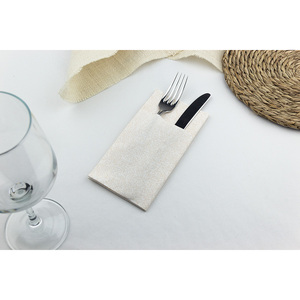 ผ้าเช็ดปากพิมพ์ลายเอสปาร์ตา ขนาด 40x40 ซม. ยี่ห้อคันจูโร่ รุ่นแบมบูเท็กซ์ เนเชอรัล 400 ชิ้น สำหรับธุรกิจ B2B - Product Image 2