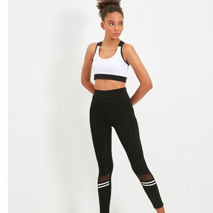 Sujetador Deportivo Simple para Mujer, Venta al Por Mayor, Transpirable, de Spandex/Nailon, Soporte Medio para Yoga y Gimnasio, Personalizable - Product Image 6