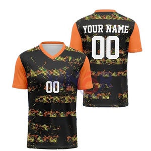 2025 Proveedor directo de fábrica Ropa deportiva Camiseta de fútbol OEM/ODM Logotipo personalizado Impreso Hombres Camiseta de fútbol para unisex con OEM - Product Image 6