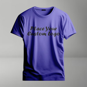 Camiseta de gran tamaño con diamantes de imitación para hombre con efecto de brillo de perforación en caliente, diseño de logotipo personalizado, top de estilo urbano de lujo a la moda con purpurina - Product Image 1