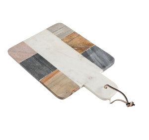 Planche à découper en bois de forme unique, couleur marron, ustensiles de cuisine faits à la main, planche à découper au fromage fournie par l'Inde - Product Image 2