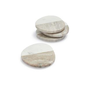 ชุดถาดรองแก้วหินอ่อนทรงกลมทำจากวัสดุเป็นมิตรกับสิ่งแวดล้อมถาดรองแก้วหินที่รองแก้วหินอ่อน2022แบบกำหนดเอง - Product Image 1