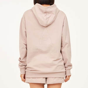 Ensemble de sweat-shirts et shorts pour femmes, design personnalisé, hiver, uni, décontracté, couleur personnalisée, respirant, écologique, ensemble de 2 pièces - Product Image 6