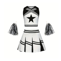 Service personnalisé, prix OEM, style moderne, haute durabilité, tissu 100% polyester, uniformes de cheerleading pour femmes, coupe confortable, fiable