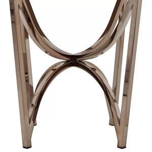 Table d'angle en fer et bois massif personnalisée de haute qualité pour la maison, le jardin, le bureau, table d'appoint élégante pour café pour la décoration - Product Image 2