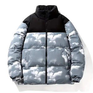 Chaqueta acolchada de burbujas con revestimiento suelto formal de invierno unisex con cierre de cremallera impermeable a prueba de viento Servicio OEM - Product Image 1