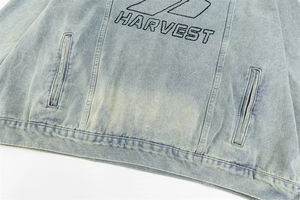 Sudaderas con capucha de algodón coreanas de lavado ácido de peso pesado con cuello levantado estampado personalizado para mujer - Product Image 4