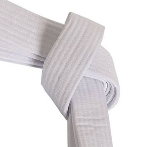 Ceintures d'arts martiaux unisexes en coton de haute qualité, couleurs et design personnalisés pour l'entraînement de karaté/taekwondo-marque privée - Product Image 3