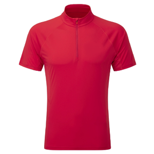 Camiseta de Cuello Alto con Cierre para Hombre, de Buena Calidad, Color Sólido, Poliéster Súper Suave, Secado Rápido, Camiseta Sostenible para Hombre - Product Image 2