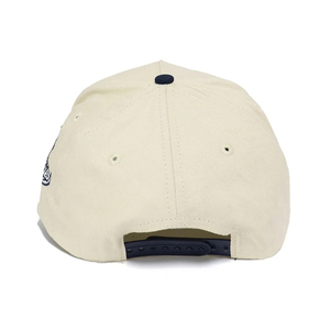 100% coton recyclé toile lourde 5 panneaux casquette de Baseball rayé incurvé conception à carreaux Logo brodé personnalisé pour le sport - Product Image 4