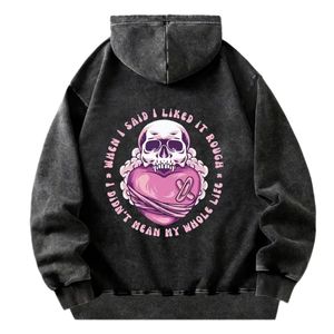 เสื้อฮู้ดผ้าฟลีซสำหรับผู้หญิงเสื้อมีฮู้ดผ้าฟลีซผ้าฝ้ายพิมพ์ลาย DTG สำหรับฤดูหนาวออกแบบได้ตามต้องการ - Product Image 3