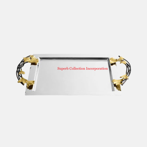 ถาดเสริฟอาหารของหวานทำจากสแตนเลสทรงกลมถาดเสิร์ฟอาหารแฟนซีสำหรับโรงแรมร้านอาหารอุปกรณ์ - Product Image 6