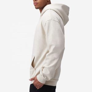 Plain dropped shoulder winter heavyweight <b>fleece</b> hoodie custom logo french terry <b>thick</b> cotton blank oversized hoodies - Product Image 6