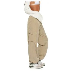 2026 Hot Sale Women-Pencil Wide-Leg Breathable Trouser Casual Cropped-Waist Pants With Pockets Pants Trousers - Product Image 6