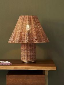 handmade customized design Table Lamp Rattan weaved table lamp cane desk lamp <b>decorative</b> and <b>lighting</b> with creative design - Product Image 3