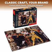 Puzzle classique personnalisé pour adultes, jeu de réflexion, conception OEM ODM, vente en gros