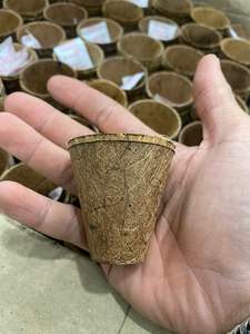 มะพร้าวธรรมชาติ 100% เส้นใยดินย่อยสลายได้มะพร้าวคอเรดเติบโตเนอสเซอรี่พืชหม้อ - Product Image 6