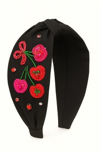 Personnalisé fait à la main perlé rose bandeau perle embellissement carotte crayon motifs multicolore perles mode accessoire vous concevoir - Product Image 4