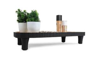 ถาดผลไม้ไม้ธรรมชาติ ถาดตกแต่งศิลปะสร้างสรรค์สำหรับบ้าน ห้องนั่งเล่น งานเลี้ยง ถาดวางบนโต๊ะดีไซน์ทันสมัย - Product Image 4