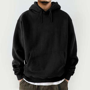 Sudadera con Capucha Extra Grande de Felpa Francesa Gruesa Personalizada al por Mayor, Sudadera con Capucha Esencial con Bordado y Estampado Puff para Hombre - Product Image 2