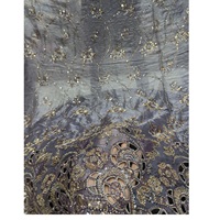 Tissu de soie de travail brodé de haute qualité pour la confection de costumes et de robes pour femmes à des prix abordables