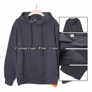 เสื้อกีฬาแบบสวมศีรษะของผู้ชายเสื้อสเวตเชิ้ตสีดำดีไซน์กราฟิกเสื้อกันหนาวมีฮู้ดแบบเรียบสำหรับการระเหิด - Product Image 3