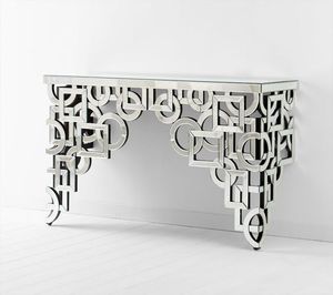 Modern Design Black Color Metal <b>Console</b> <b>Table</b> with <b>Marble</b> Top Sleek Design for Entryway Living Room or Hallway Deco - Product Image 6