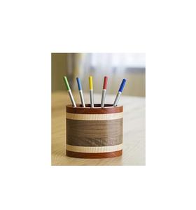 New Stylish Design Desktop Decoration Wooden Pen Holder Finest Quality Wood Pen Holder For Home Tableware Pen Holder Pot - Product Image 4