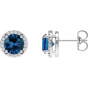 Pendientes Redondos Estilo Halo con Circonita y Perla, en Oro Rosa, Elegantes y Modernos, para Bodas, Compromisos, Fiestas y Regalos - Product Image 1