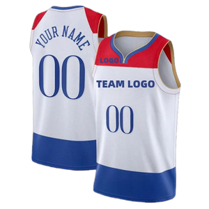 Ensemble de maillots de basket-ball personnalisés OEM |   Uniforme de basket-ball sublimé pour hommes avec nom et numéro - Product Image 1