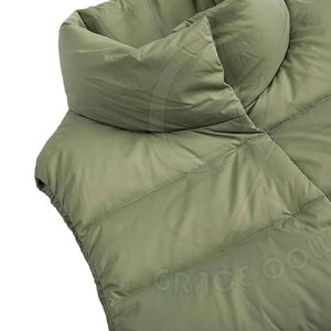 Most Popular Design Stylish Puffer <b>Vest</b> For <b>Women</b> With Customized Packing Comfortable Zipper Closure <b>Vest</b> - Product Image 3