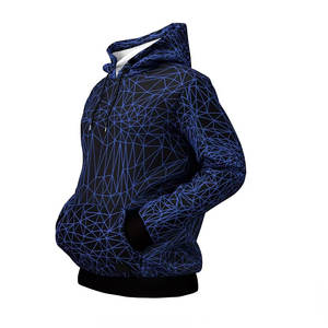 Sudadera con capucha extragrande de algodón 100% con logotipo 3D personalizado para hombre, sudadera térmica a precio de fábrica, sudaderas con capucha de sublimación de temporada de invierno - Product Image 2