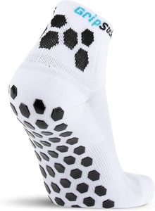 Calcetines transpirables Quarter Crew Grip con suela de goma antideslizante para yoga, pilates, gimnasio y uso diario logotipo personalizado disponible - Product Image 4