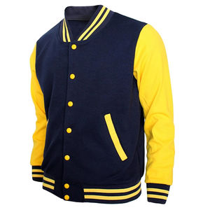 Veste universitaire de baseball blanche de haute qualité prix de gros unisexe Letterman à capuche personnalisé logo d'hiver en gros - Product Image 5