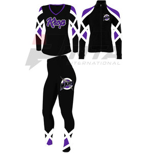 OEM Service Private Label Cheerleading Uniform-High Quality Breathable & Comfortable Spandex/Polyester All Season Low MOQ - Product Image 2