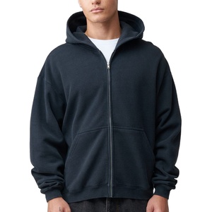 Sudadera con Capucha Personalizada de Alta Calidad con Bordado OEM, Sudadera con Capucha Extra Grande de Hombros Caídos para Hombre, de Gran Gramaje, Ecológica - Product Image 1