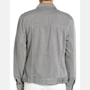 Chaqueta de Mezclilla para Hombre, Logotipo Personalizado al por Mayor, Hecha de Algodón, Transpirable, para Uso en Exteriores - Product Image 2