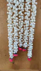 Guirnalda de flores artificiales de jazmín Mullapoov Maala marcos celebraciones concursos de baile boda decoración del hogar - Product Image 4