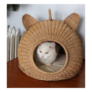 Best Design for Pet <b>Bed</b>: <b>Rattan</b> Material Pet House for <b>Cat</b>/Dog Ready to Ship in Bulk From 99 Gold Data - Product Image 1