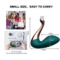 Jouets sexuels Dildo Swan Vibrateur 10 modes de vibration Rechargeable Longue distance Papillon Vibrateurs portables, Jouets sexuels féminins
