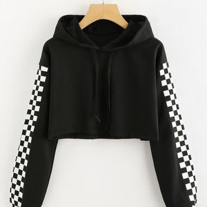 Sudadera Corta de Invierno para Mujer con Logotipo Personalizado, Tela de Forro Polar, Logotipo en la Parte Delantera, Ligera, Múltiples Colores - Product Image 3