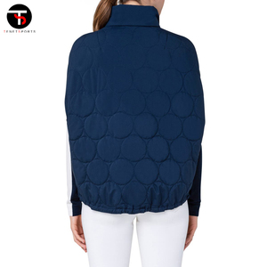 เสื้อผ้าแฟชั่นเสื้อกั๊กขนเป็ดสำหรับผู้หญิงเสื้อคอตตอนแบบบางระบายอากาศได้ดีมีบุนวมหนาให้ความอบอุ่น - Product Image 3