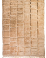 Tapis en laine marocaine fait à la main brun Beni Mrirt tapis marocain tissé à la main jute fait à la main décor à la maison OEM