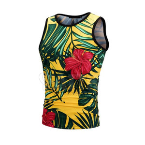 Débardeur de sport pour homme, décontracté, été, respirant, écologique, séchage rapide, coton/polyester, sublimation, confortable, vêtements de sport - Product Image 1