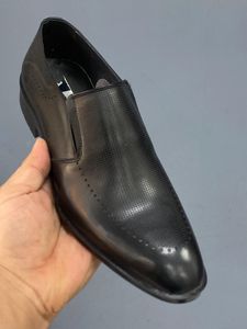 Mens Soft Genuine Cowhide Leather <b>Shoes</b> <b>for</b> Office Daily Wear with <b>Grip</b> Sole - Product Image 6