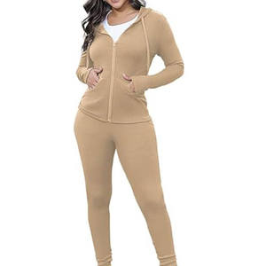 <b>Hot</b> Selling Women Tracksuit Slim Fit Best Quality Women Tracksuit New Women's <b>Black</b> Tracksuit, Hooded Jacket and <b>Pants</b> Set - Product Image 3
