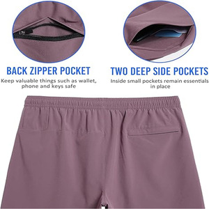 Haut respirant tendance hommes Leggings avec short tenue décontractée nouvelle mode taux raisonnable confortable hommes Shorts en taille personnalisée - Product Image 6